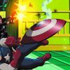 Black Widow and Captain America attacking