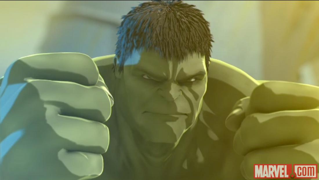 Screenshot from Marvel's Iron Man & Hulk: Heroes United