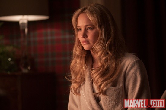 Jennifer Lawrence stars as Mystique in X-Men: First Class
