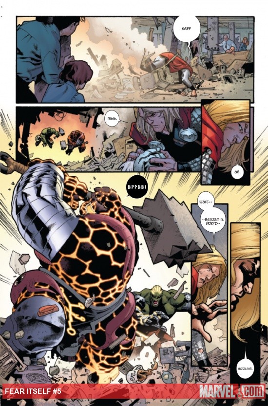 Fear Itself #5 interior page