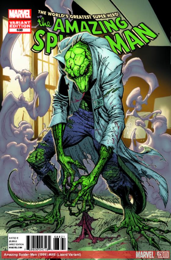 Amazing Spider-Man (1999) #688 (Lizard Variant)
