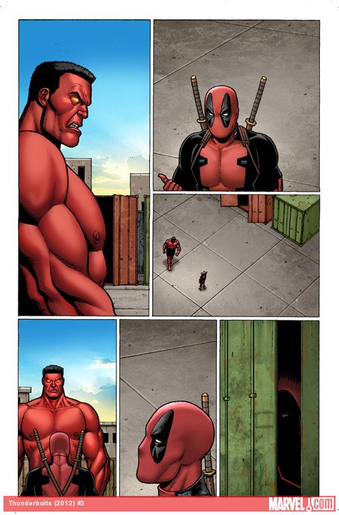 Thunderbolts (2012) #3 preview art by Steve Dillon