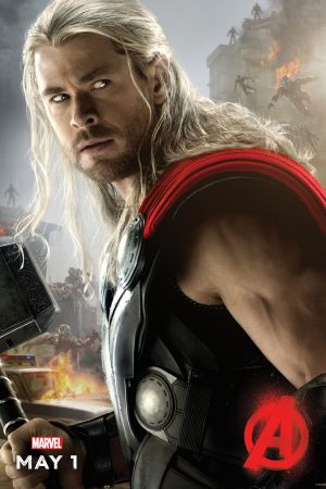 Chris Hemsworth stars as Thor in Marvel's Avengers: Age of Ultron, hitting theaters May 1