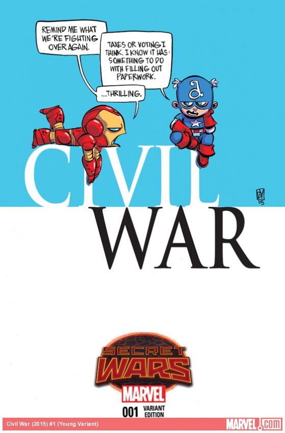 Civil War (2015) #1 (Young Variant)