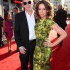 Star Clark Gregg (Phil Coulson) with wife Jennifer Grey at the U.S. premiere of Thor