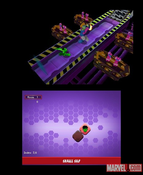 Screenshot from Marvel Super Hero Squad: The Infinity Gauntlet for Nintendo 3DS