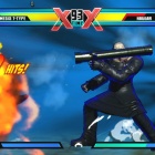 Nemesis and Haggar in Ultimate Marvel vs. Capcom 3 for the PlayStation Vita