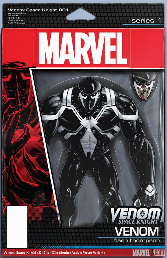 Venom: Space Knight (2015) #1 (Christopher Action Figure Variant)