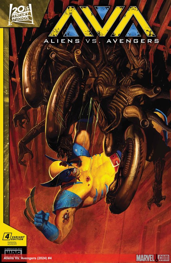 Aliens Vs. Avengers (2024) #4 (Variant)