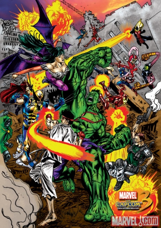 Image Featuring Dormammu, Doctor Doom, Hulk, Iron Man, Super-Skrull, Wolverine, Captain America (Steve Rogers)