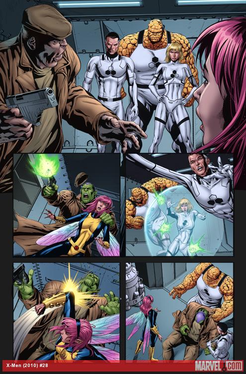 X-Men (2010) #28 preview art by Jorge Molina