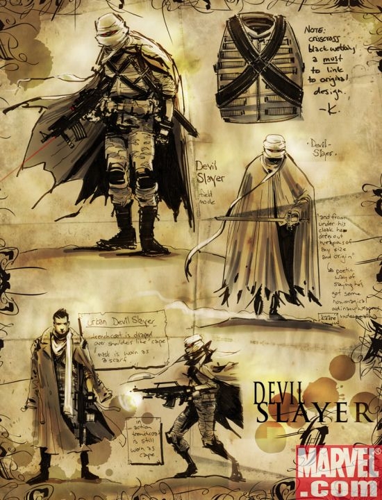 DEAD OF NIGHT Devil Slayer sketches