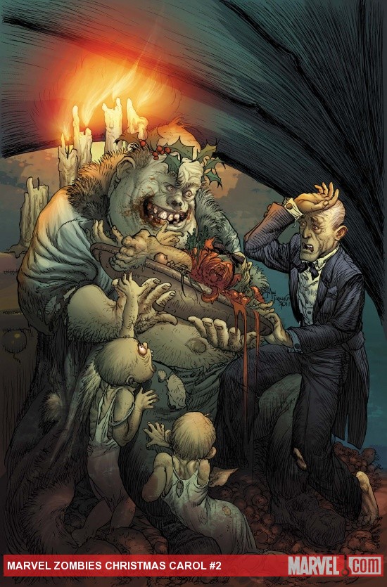 Marvel Zombies Christmas Carol #3 cover