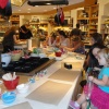 Attendees create their own renditions of Marvel cookies