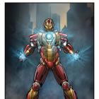 Mark 17 Heartbreaker poster by Andrea Di Vito for Marvel's Iron Man 3 from Red Baron