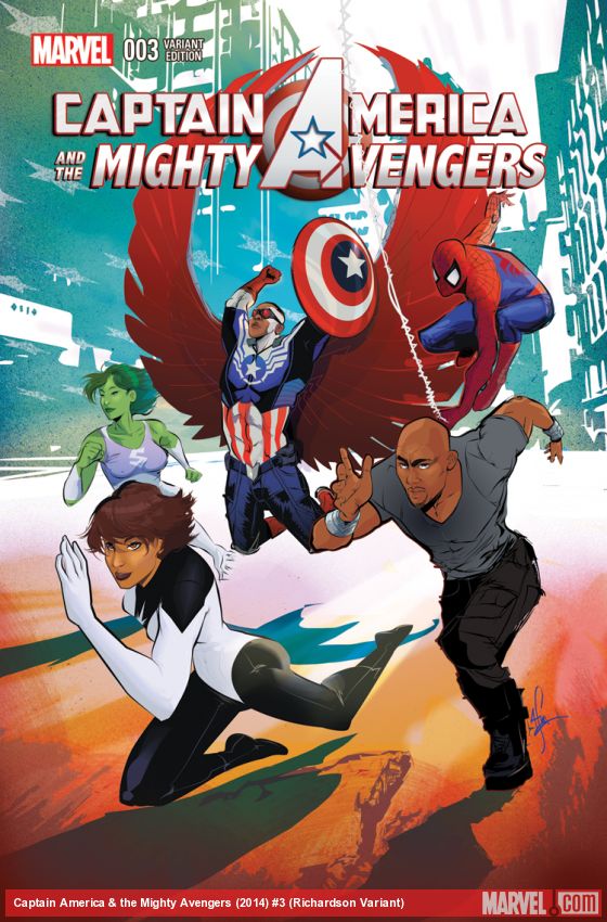 Captain America & the Mighty Avengers (2014) #3 (Richardson Variant)