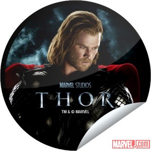 Thor movie sticker from GetGlue