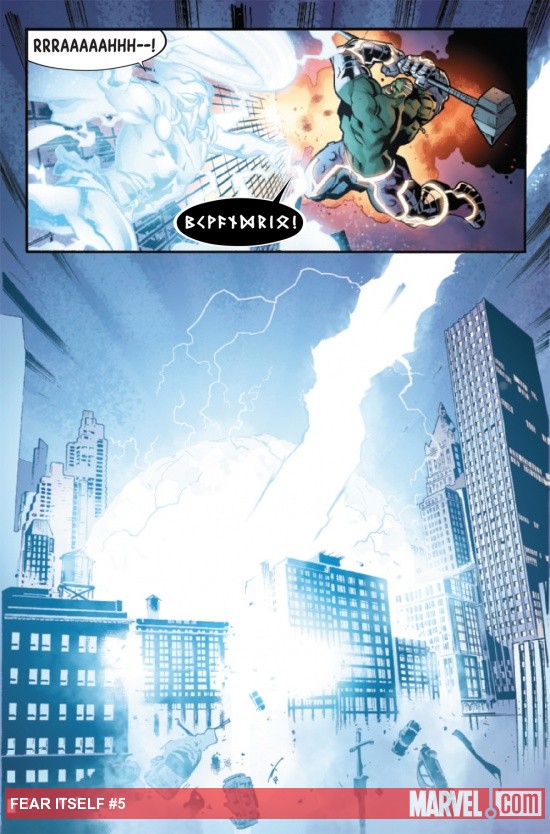 Fear Itself #5 interior page
