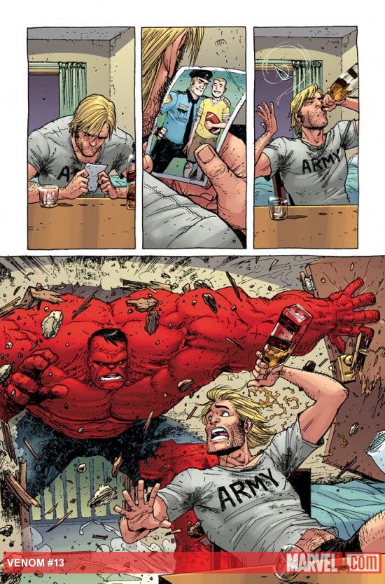 Venom #13 preview art by Tony Moore