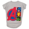 Avengers White Dog Tee by Fetch availabe at PetSmart