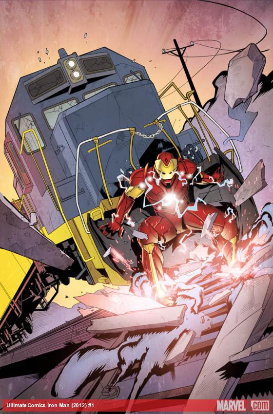 Ultimate Comics Iron Man #1 preview art by Matteo Buffagni