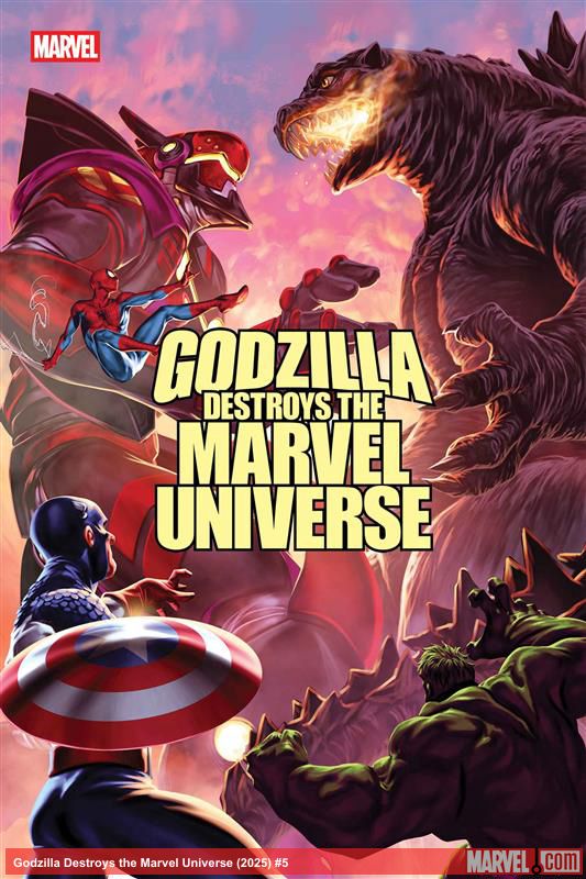 Godzilla Destroys the Marvel Universe (2025) #5
