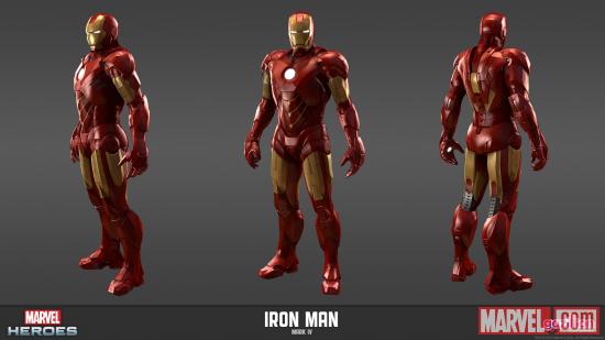 Iron Man Mark IV Armor (movie version) from Marvel Heroes