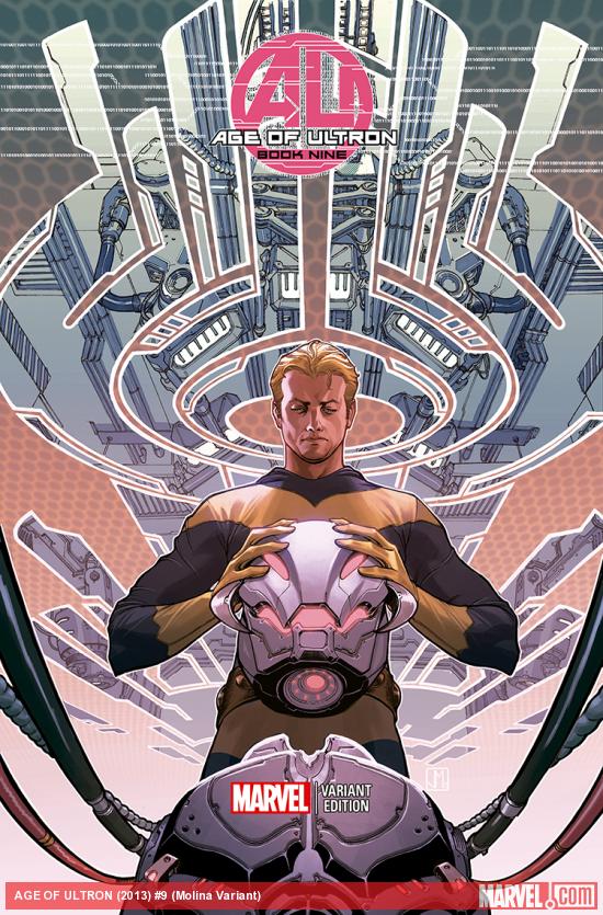 AGE OF ULTRON 9 MOLINA VARIANT (1 FOR 50, WITH DIGITAL CODE)