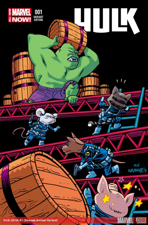 Hulk (2014) #1 (Samnee Animal Variant)