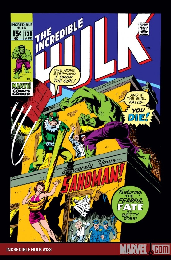 INCREDIBLE HULK #138 COVER