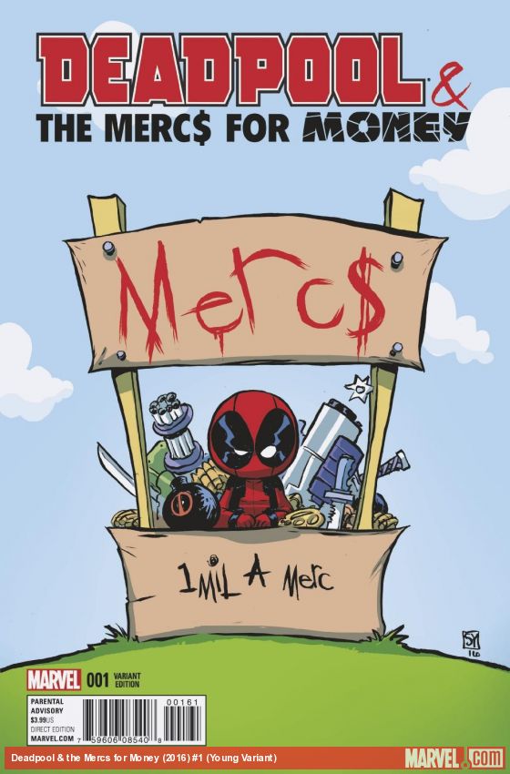 Deadpool & the Mercs for Money (2016) #1 (Young Variant)