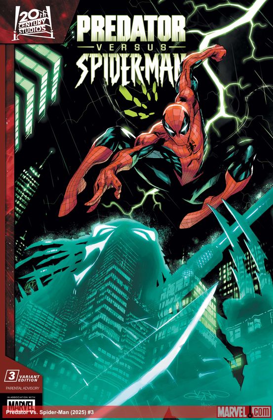 Predator Vs. Spider-Man (2025) #3 (Variant)