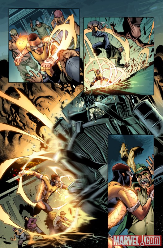 SHADOWLAND: POWER MAN #1 preview art by Mahmud Asrar 4