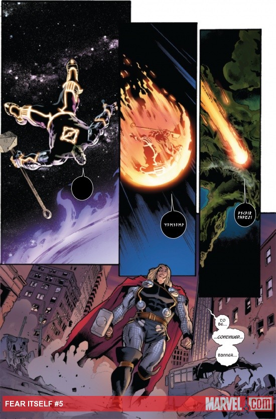 Fear Itself #5 interior page