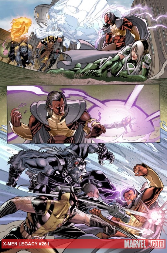 X-Men Legacy #261 preview art by David Baldeon