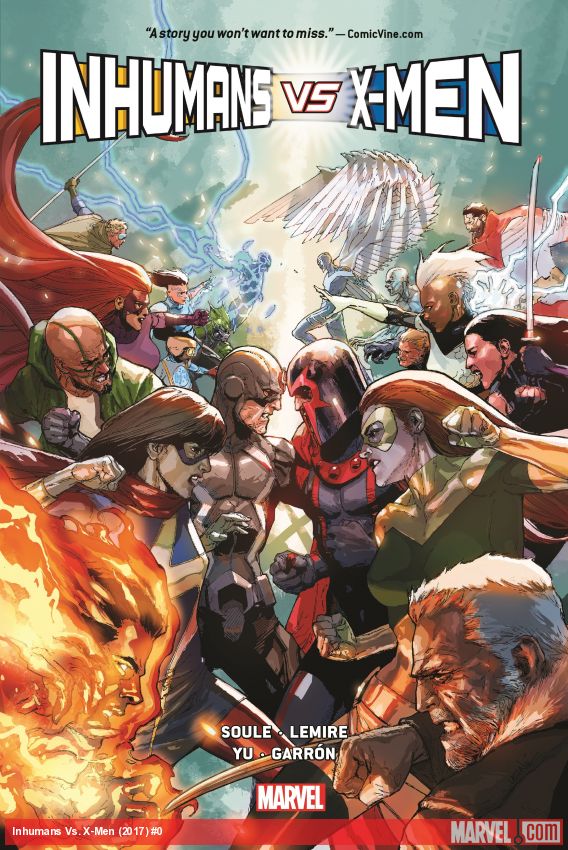 INHUMANS VS. X-MEN (Hardcover)