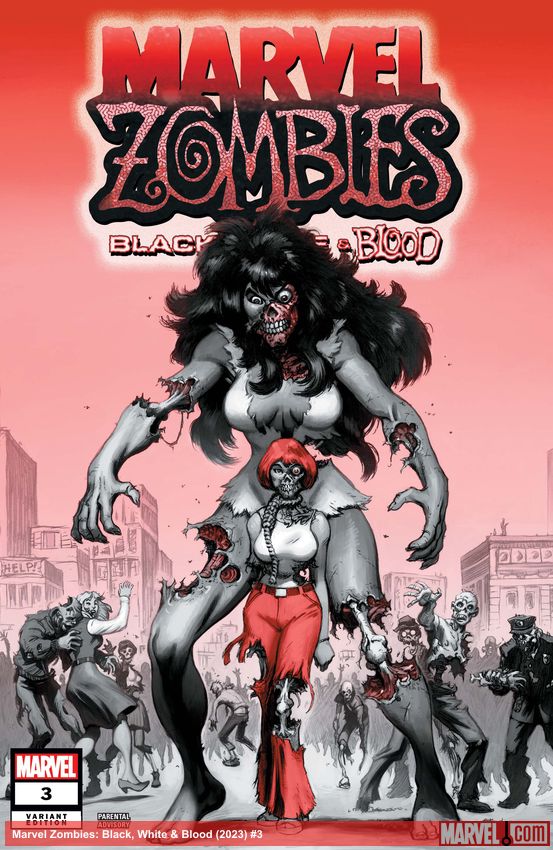 Marvel Zombies: Black, White & Blood (2023) #3 (Variant)