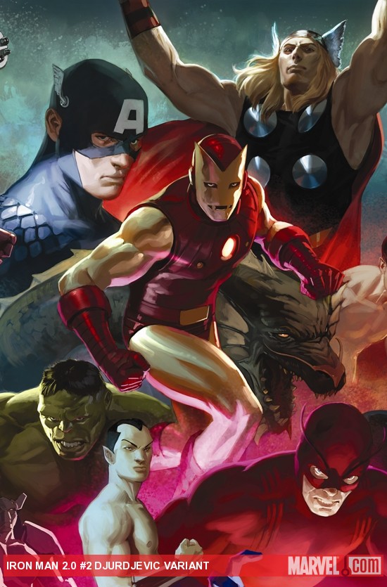 Iron Man 2.0 (2011) #2 (Djurdjevic Variant)