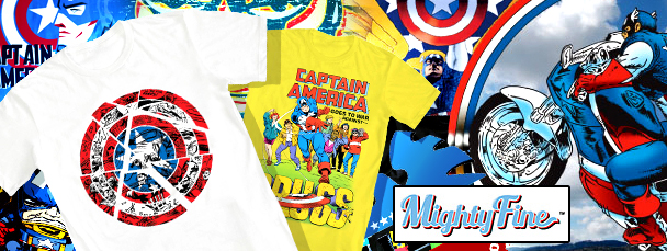 Mighty Fine: Captivating Captain America Tees