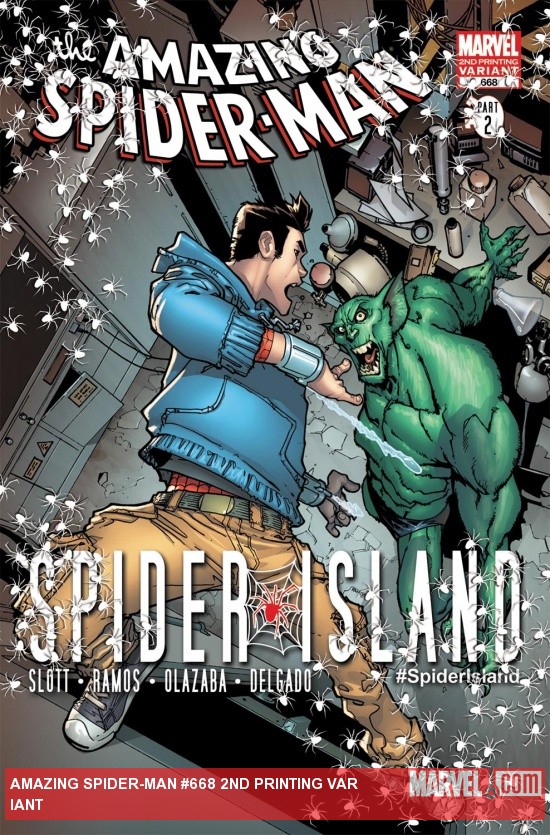 Amazing Spider-Man (1999) #668, 2nd Printing Variant