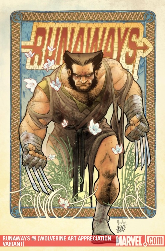 RUNAWAYS #9 (WOLVERINE ART APPRECIATION VARIANT)