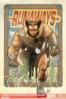 Runaways (2008) #9 (WOLVERINE ART VARIANT)