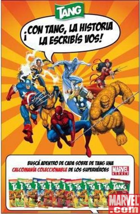 Marvel Super Heroes Tang Promotion in Latin America