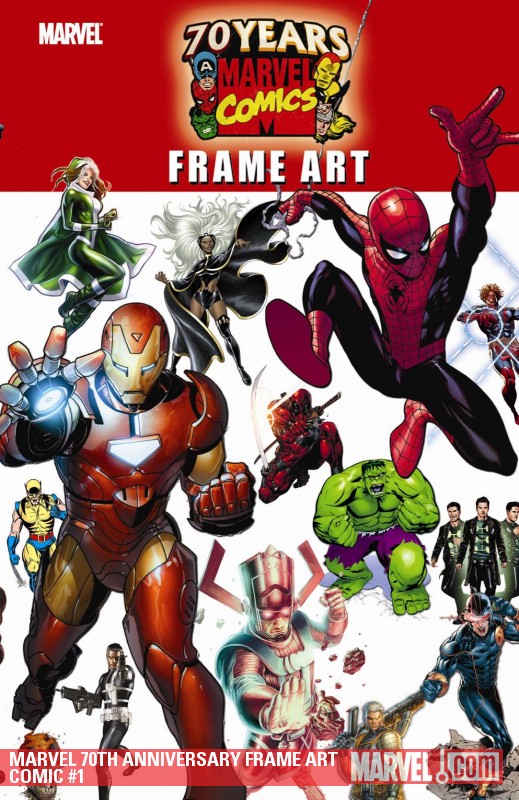 Marvel 70th Anniversary Frame Art Comic (2009)