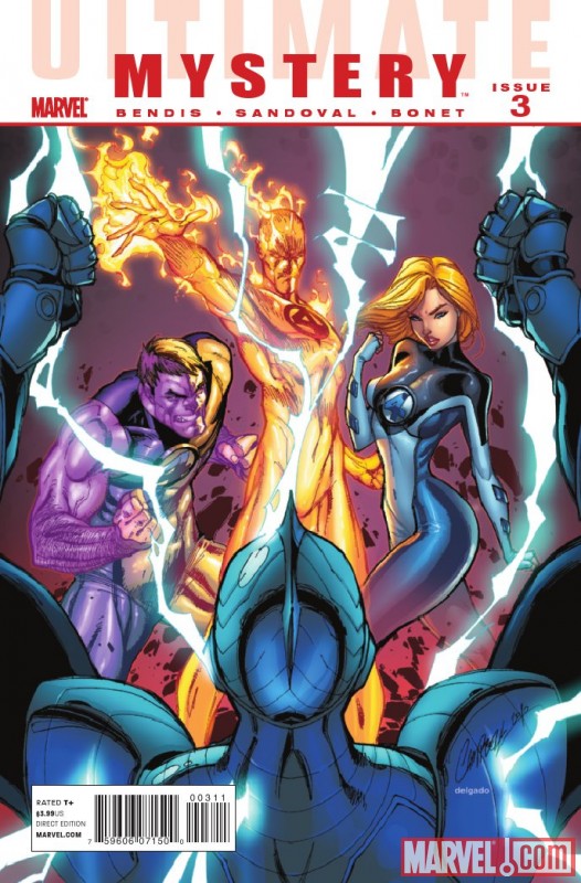 Image Featuring Invisible Woman (Ultimate), Thing (Ultimate)