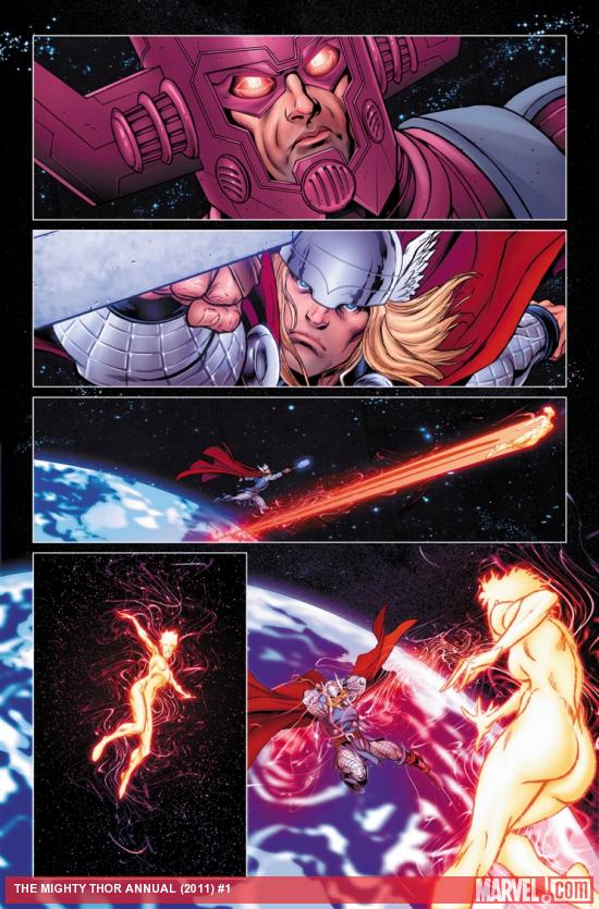 The Mighty Thor Annual #1 preview art by Rich Elson