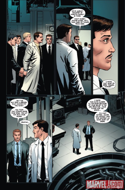 IRON MAN 2: PUBLIC IDENTITY #2 preview art by Barry Kitson