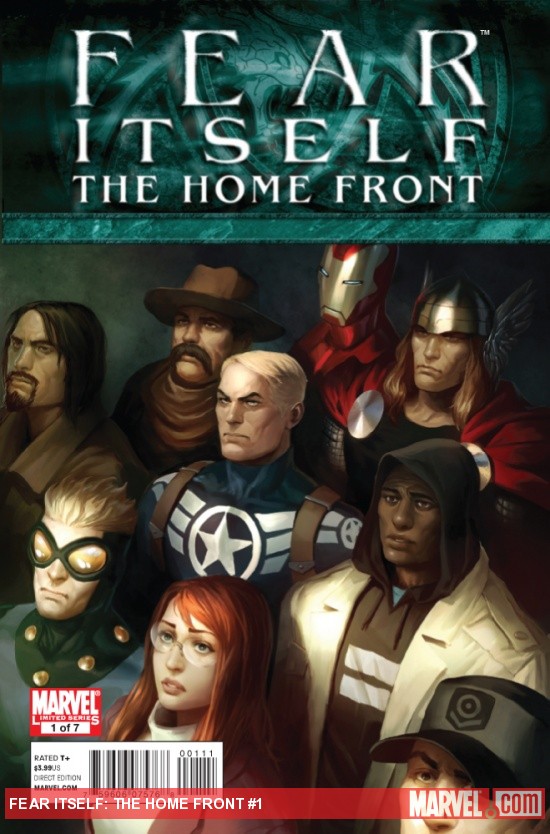 Fear Itself: The Home Front #1 cover by Marko Djurdjevic