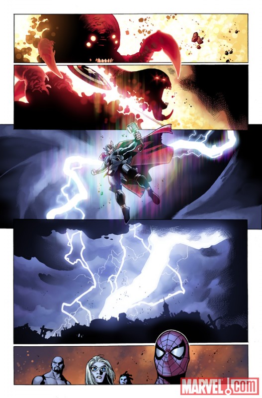 A page from SIEGE #4 by Olivier Coipel