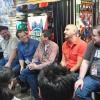 Tom Brevoort, Nick Lowe, Mark Paniccia, Axel Alonso and C.B. Cebulski answering questions at Midtown Comics' Meet the Publishers